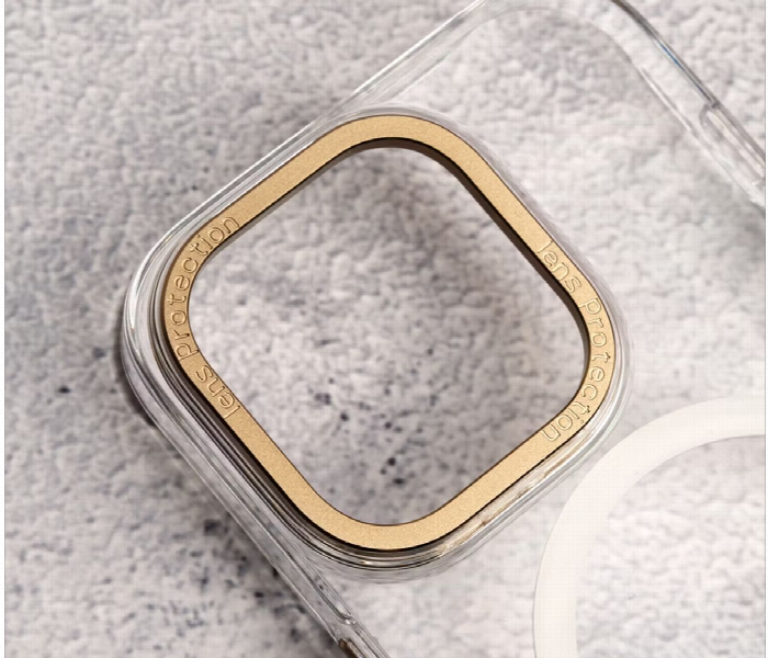 Levelo Magsafe Sensa Clear Back Case For Iphone 14 Pro Clear Champagne - Zoom Image 3