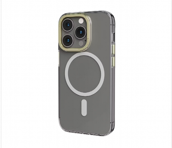 Levelo Magsafe Sensa Clear Back Case For Iphone 14 Pro Clear Champagne - Zoom Image 1