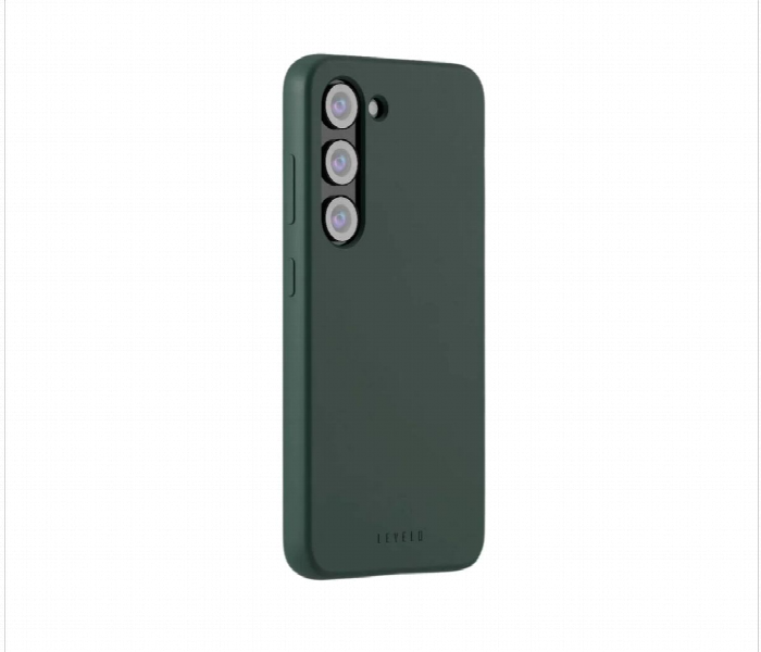 Levelo Iris Magsafe Liquid Silicone Case For Samsung S23 Plus Green - Zoom Image 2