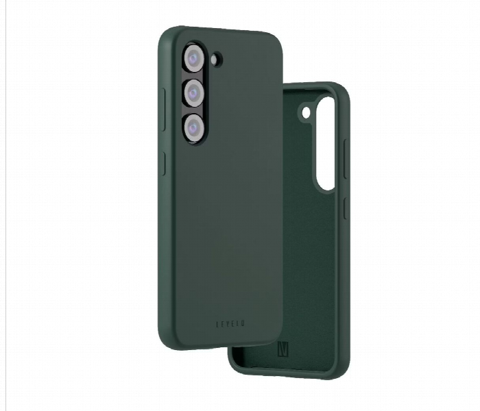 Levelo Iris Magsafe Liquid Silicone Case For Samsung S23 Plus Green - Zoom Image 1