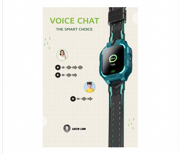 Green Lion 2G Kids Smart Watch Series 5  Blue - Zoom Image 4