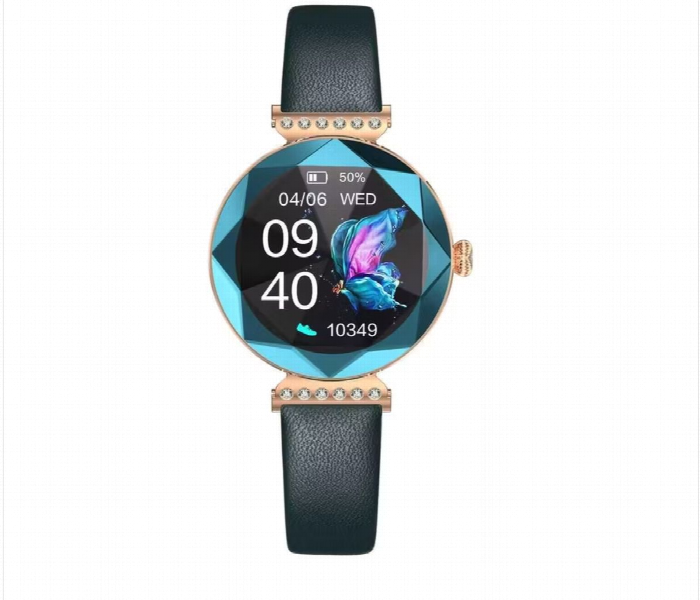Green Lion Swarovski Smart Watch  Blue - Zoom Image 2
