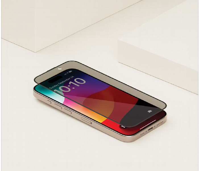 Levelo Full Screen Privacy Twice Tempered Glass For Iphone 15 - Zoom Image 2
