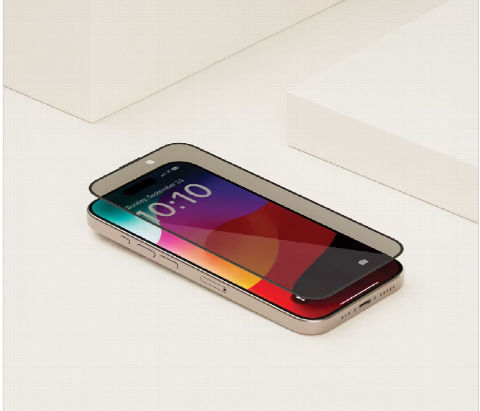 Levelo Full Screen Privacy Twice Tempered Glass For Iphone 15 Plus - Zoom Image 2
