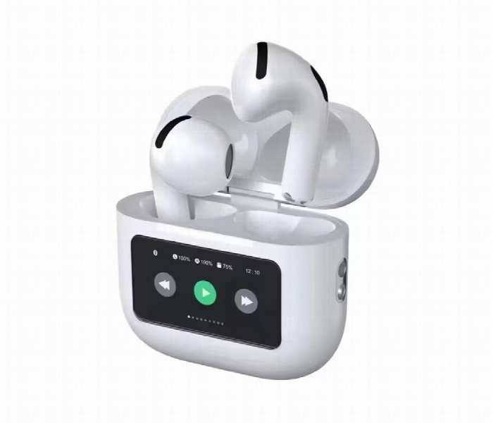 Porodo Soundtec Glimpse Touch Display Tws  White - Zoom Image 3