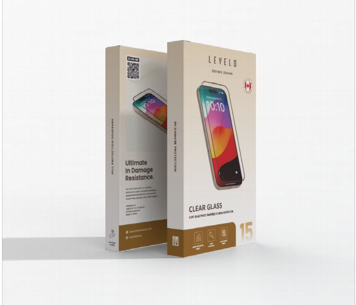Levelo Full Screen Soft Edge Twice Tempered Glass For Iphone 15 - Zoom Image 3