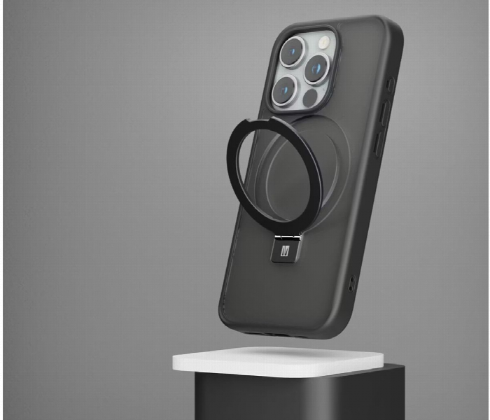 Levelo Verona Case For Iphone 15 Pro Max Matte Black - Zoom Image 3