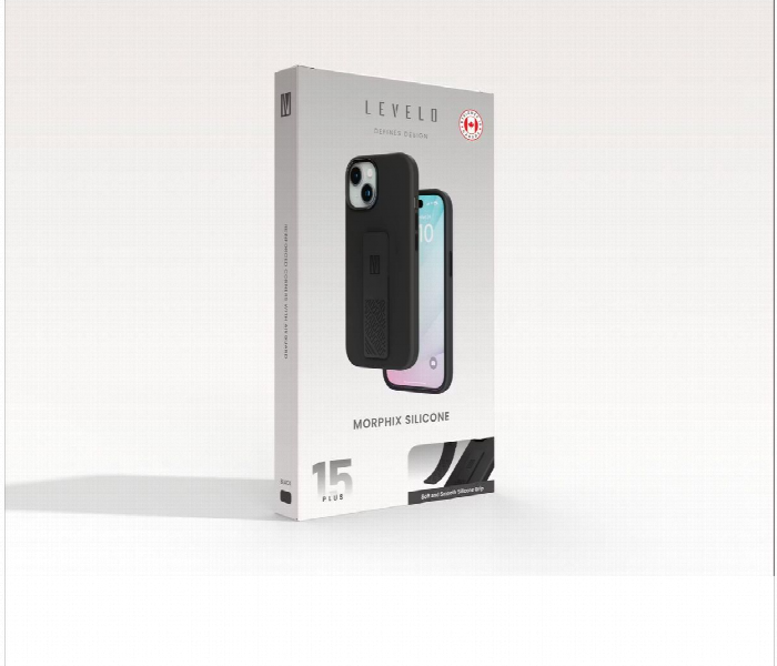 Levelo Morphix Silicone Case With Silicone Grip For Iphone 15 Plus - Zoom Image 5