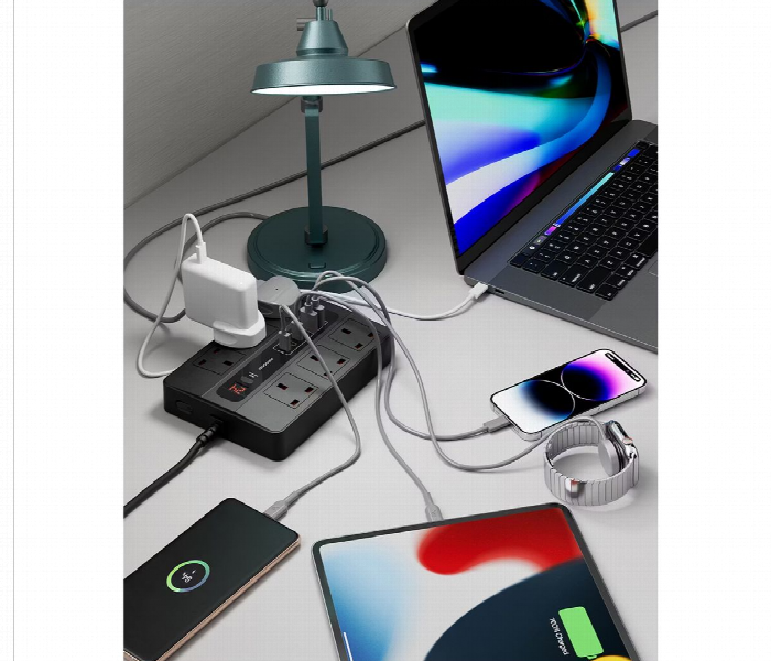 Porodo Multi Port Super Hub 4 Usb C And 2 Usb A - Zoom Image 2