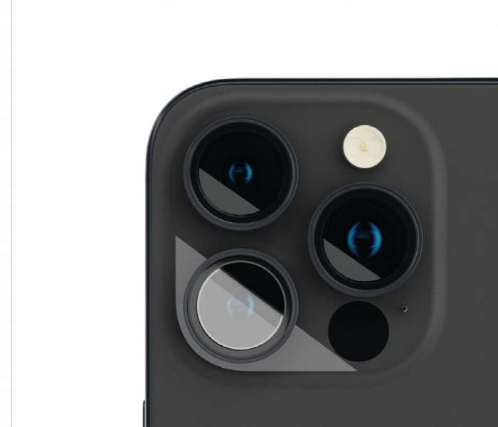 Levelo Lucent Trio 9H Hardness Camera Lens Protector For Iphone 15 Pro Or 15 Pro Max Black - Zoom Image 4