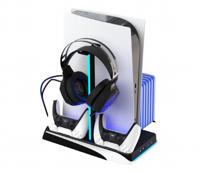 Porodo Gaming Multi Function Ps5 And Headphone Cooling And Charging Hub - Zoom Image 2