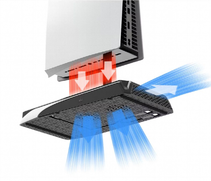 Porodo Gaming Multi Function Ps5 And Headphone Cooling And Charging Hub - Zoom Image 3