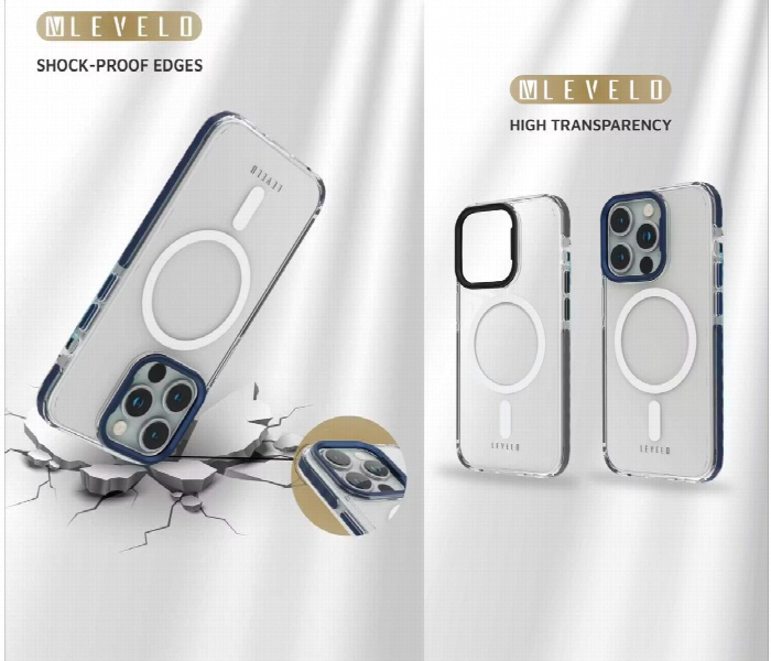 Levelo Flexiguard Transparent Case For Iphone 15 Pro Max - Zoom Image 3