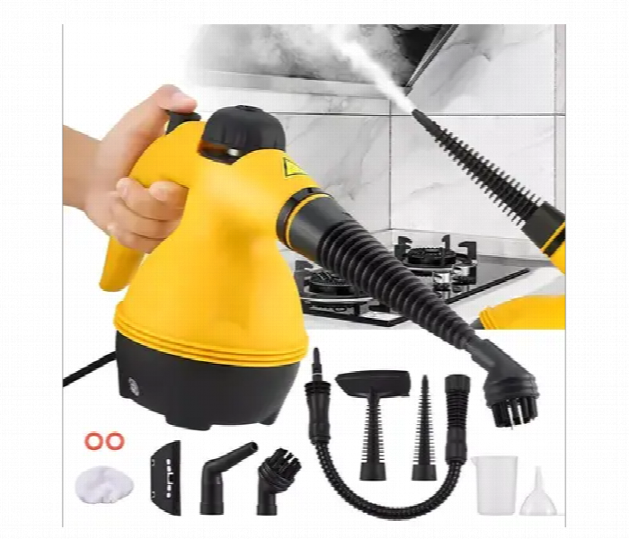 Multifunctional Handheld Home Steam Cleaner High Temperature And Pressure With Power Nozzle Microfiber Cover Round Brush - Zoom Image 4