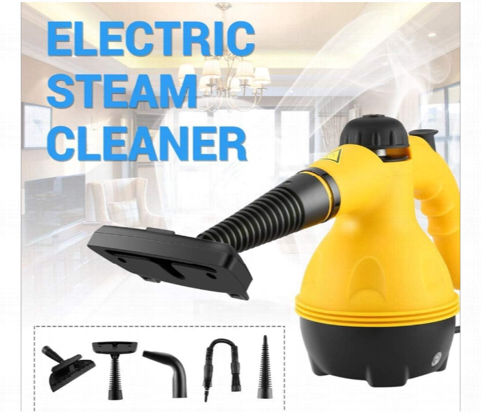 Multifunctional Handheld Home Steam Cleaner High Temperature And Pressure With Power Nozzle Microfiber Cover Round Brush - Zoom Image 3