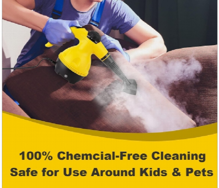 Multifunctional Handheld Home Steam Cleaner High Temperature And Pressure With Power Nozzle Microfiber Cover Round Brush - Zoom Image 6