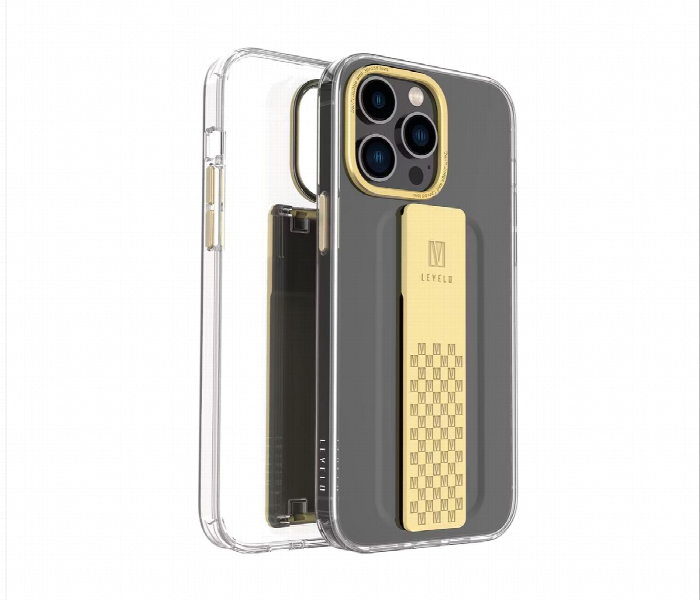 Levelo Graphia Iphone 14 Pro Max Imd Clear Case Champagne Gold - Zoom Image 1