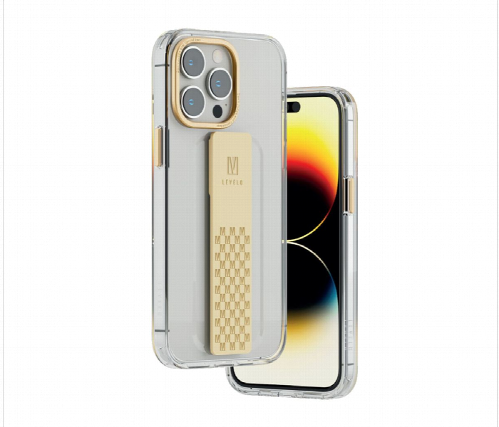 Levelo Graphia Iphone 14 Pro Max Imd Clear Case Champagne Gold - Zoom Image 2