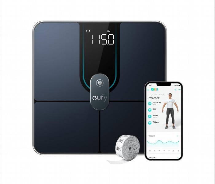 Anker Eufy Smart Scale P2 Pro  Black - Zoom Image 1
