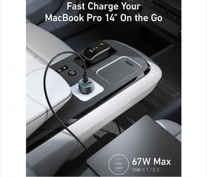 Anker 335 Car Charger 67W  2 Usb C  Usb A - Zoom Image 2