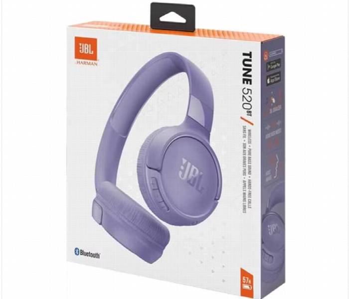 Jbl Tune 520Bt Wireless On Ear Headphone  Purple - Zoom Image 5