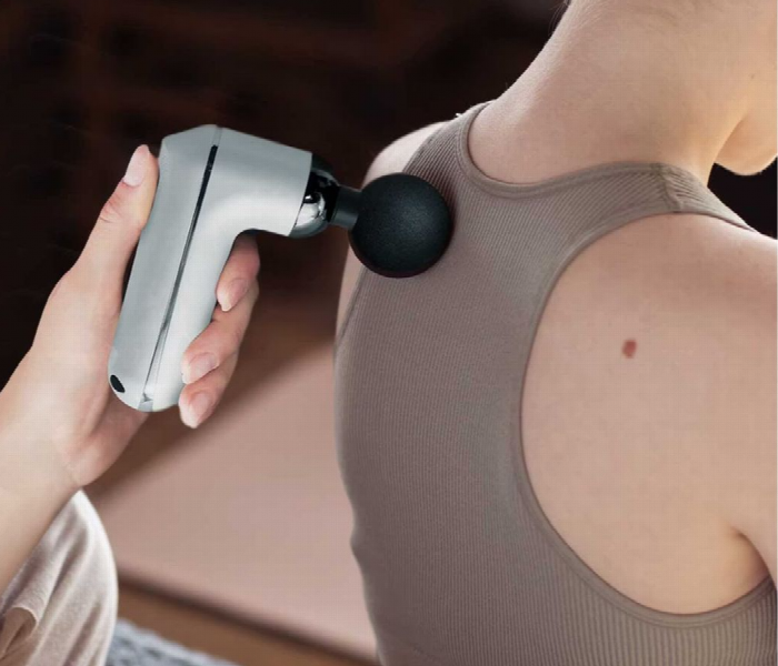 Porodo Mini Massage Gun With Usb C Port 2000Mah White - Zoom Image 3