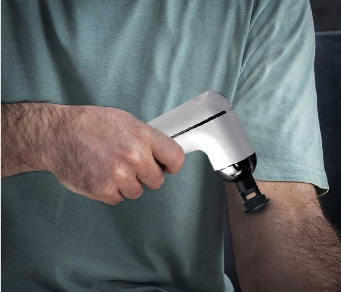 Porodo Mini Massage Gun With Usb C Port 2000Mah White - Zoom Image 4