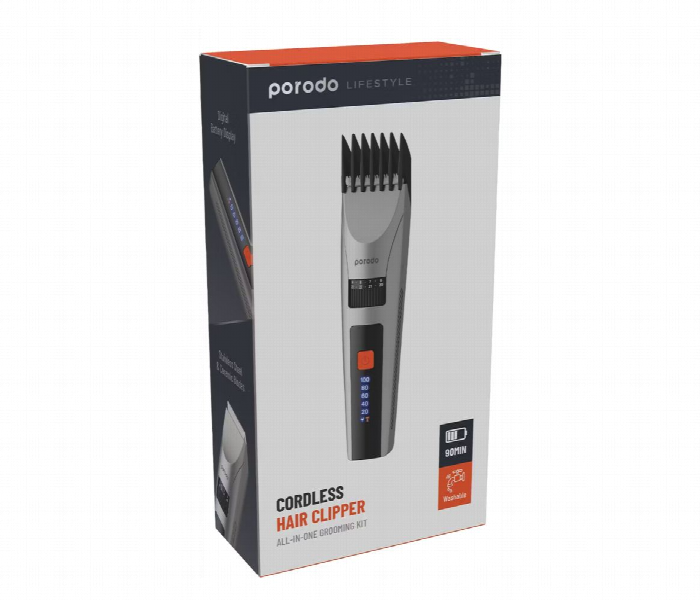 Porodo Rechargeable Led Display Hair Clipper 1200Mah - Zoom Image 4