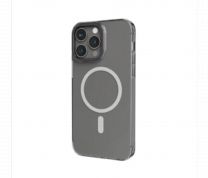 Levelo Magsafe Sensa Clear Back Case For Iphone 14 Pro Clear Or Gray - Zoom Image 1