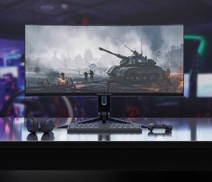 Porodo 34 Inch Ultra Wide Curved Gaming Monitor Black - Zoom Image 4