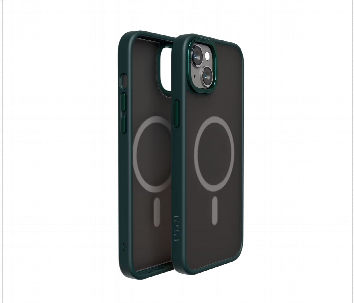 Levelo Magsafe Kayo Iphone 14 Plus Matte Back Case Green Or Green - Zoom Image 1