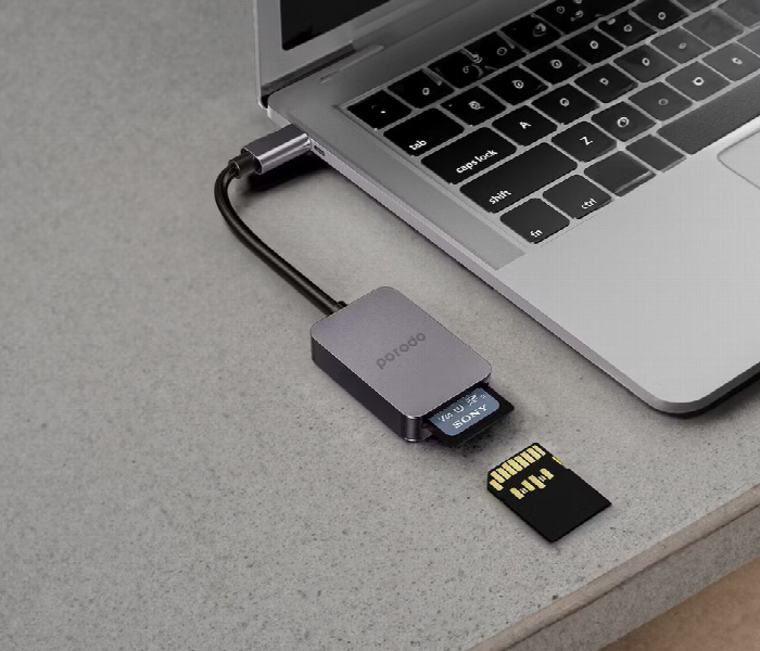 Porodo 2In1 Usb C Card Reader Sd Microsd - Zoom Image 2