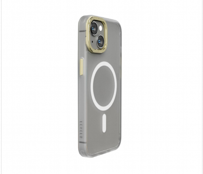Levelo Magsafe Kayo Iphone 14 Matte Back Case Matte Clear Or Champagne - Zoom Image 2