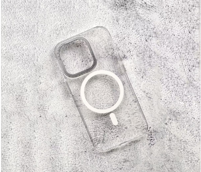 Levelo Magsafe Sensa Clear Back Case For Iphone 14 Pro Max Clear Or Silver - Zoom Image 3