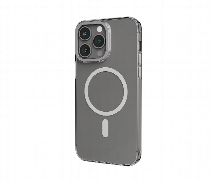 Levelo Magsafe Sensa Clear Back Case For Iphone 14 Pro Max Clear Or Silver - Zoom Image 1