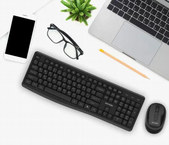 Porodo Wireless 2.4G Bt Keyboard With Mouse - Zoom Image 3