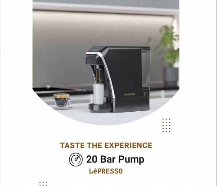 Lepresso Multifunctional Capsule Coffee Machine With Cupsule Storage - Zoom Image 2