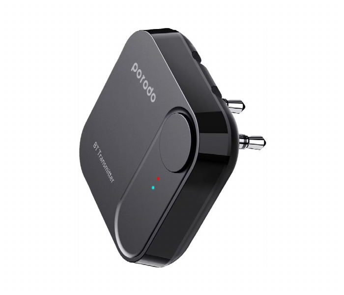 Porodo Wireless Bluetooth Audio Transmitter Dual 3.5Mm Black - Zoom Image 1