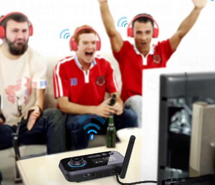 Porodo 3In1 Bt Transmitter Receiver And Wireless Audio Adaptor - Zoom Image 3