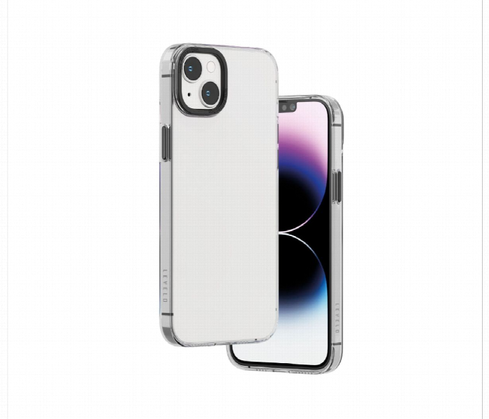 Levelo Sensa Clear Back Case For Iphone 14 Plus Clear Or Gray - Zoom Image 2