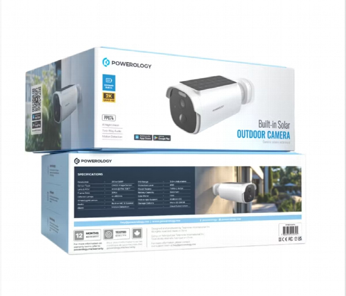 Powerology Solar Outdoor Camera - Zoom Image 5