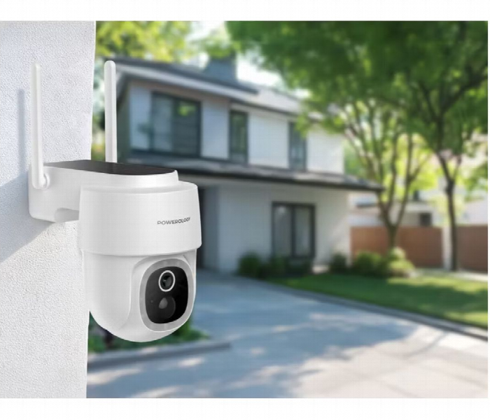 Powerology Solar Pan And Tilt Outdoor Camera - Zoom Image 3