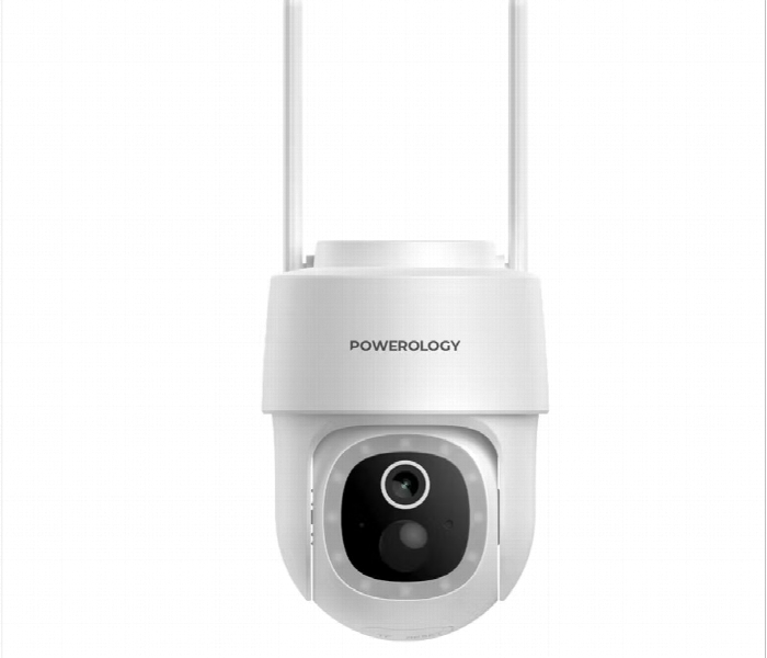 Powerology Solar Pan And Tilt Outdoor Camera - Zoom Image 2