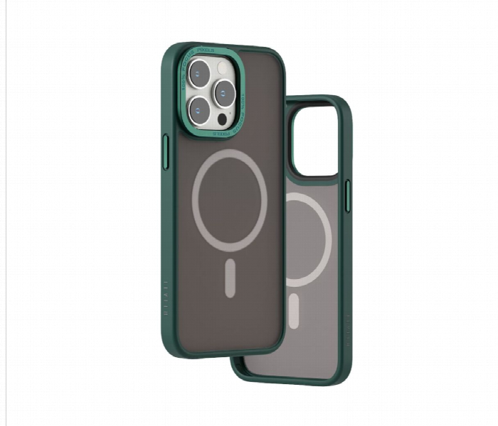 Levelo Magsafe Kayo Iphone 14 Pro Matte Back Case Green Or Green - Zoom Image 2