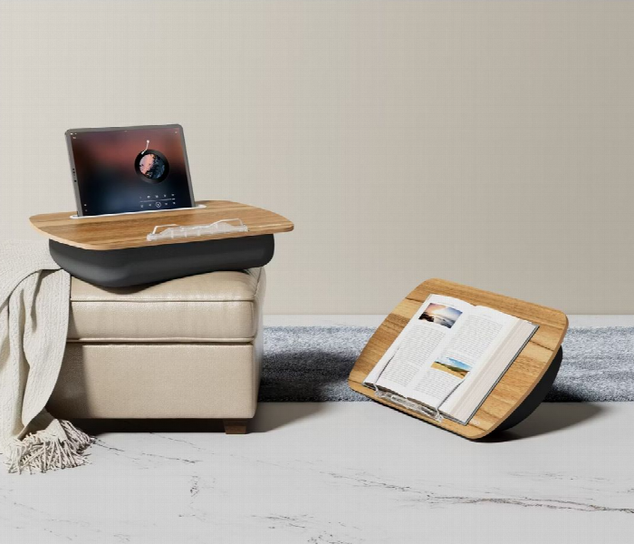 Porodo Lifestyle Laptop Stand With Pillow Base Gray - Zoom Image 3