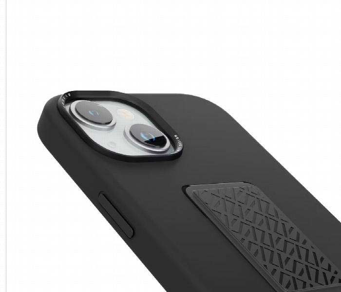 Levelo Morphix Silicone Case With Leather Grip For Iphone 15 Plus - Zoom Image 2