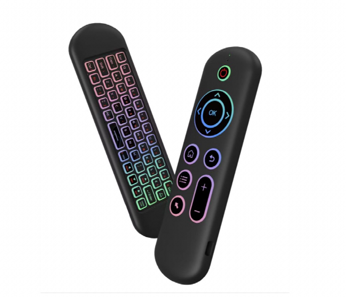 Porodo Air Mouse Remote Mini Keyboard 6 Axis Gyro Sensor - Zoom Image 2
