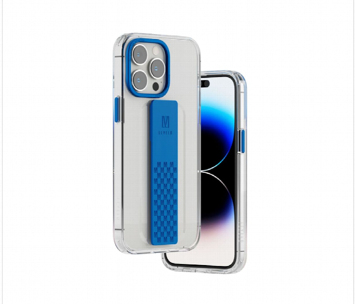 Levelo Graphia Iphone 14 Pro Imd Clear Case Blue - Zoom Image 2