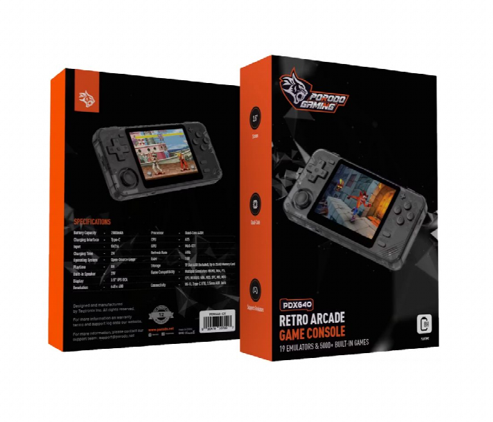 Porodo Gaming Retro Arcade Gaming Console  Pdx640 - Zoom Image 4