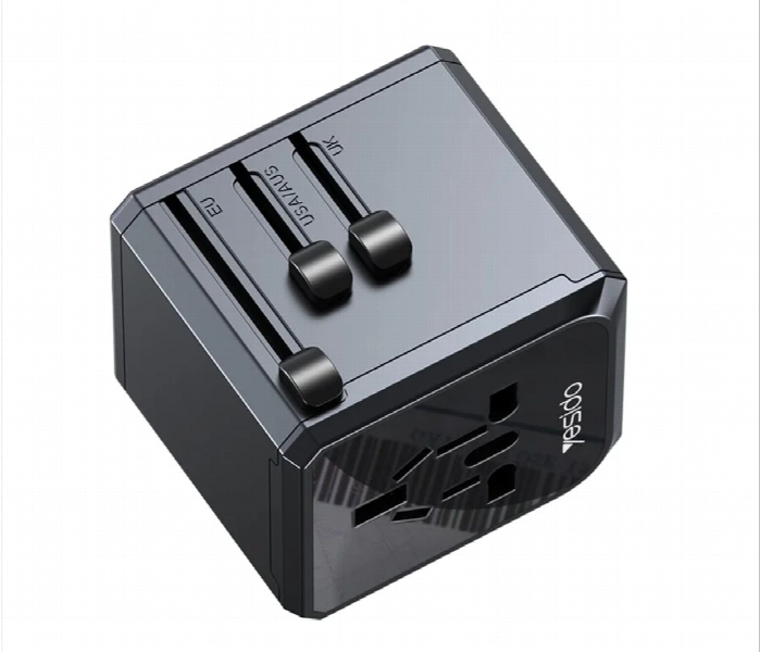 Yesido Mc24 20W 3 Usb  Type C Ports Multi Function Universal Travel Adapter Plug - Zoom Image 2